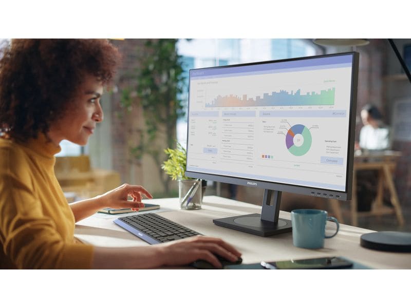 Philips Monitor 27B1N3800/00 27-Zoll-Monitor mit 4K-Auflösung