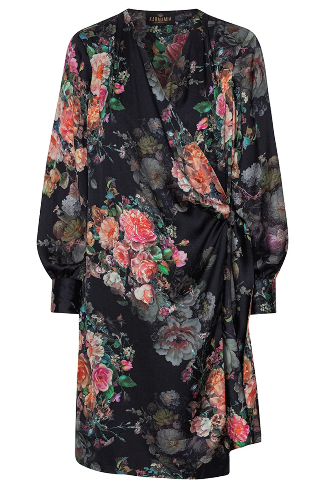 Karmamia Ines Dress daisy noir tea rose