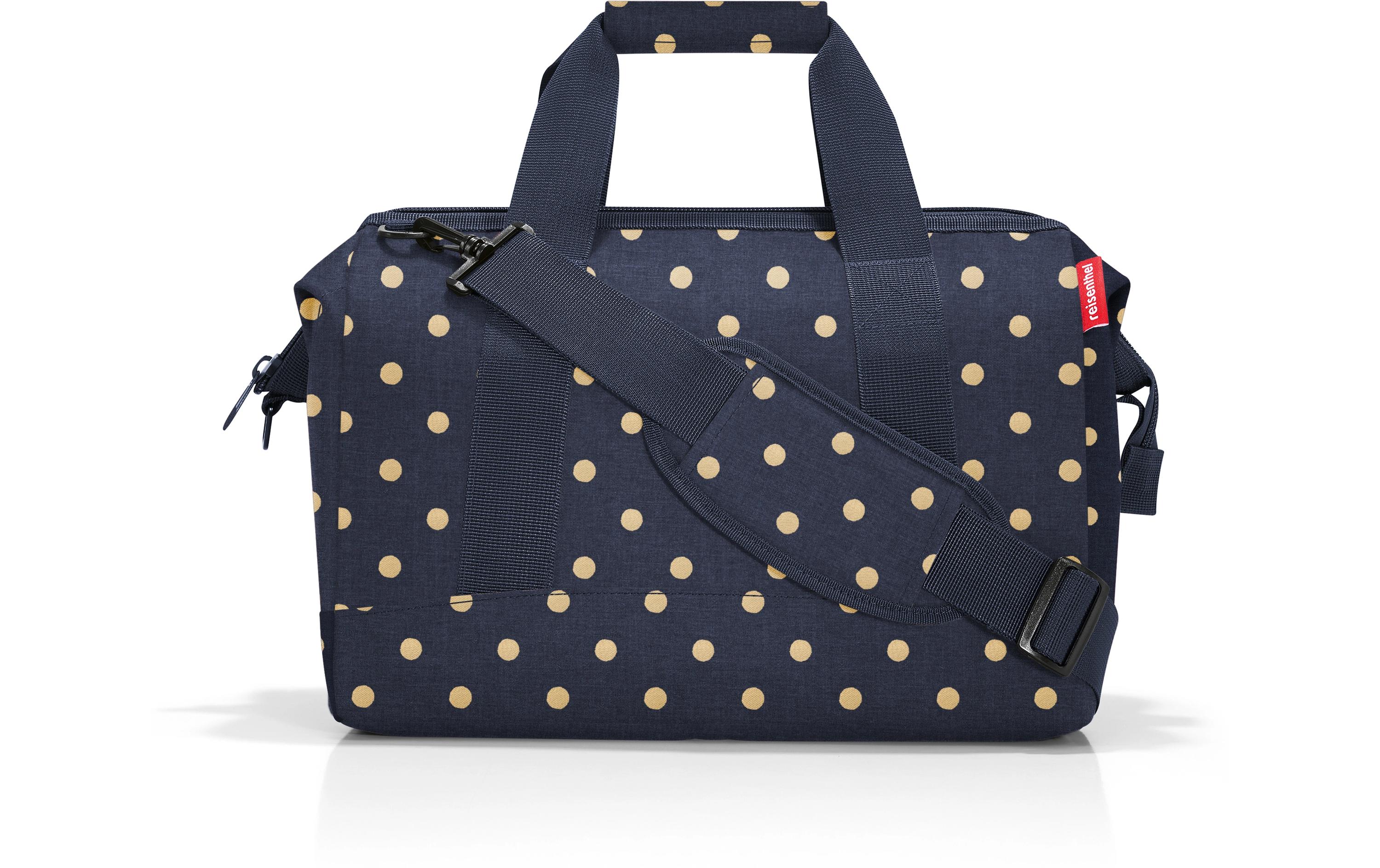Umhängetasche Allrounder M Metallic Dots BlueSchultertasche