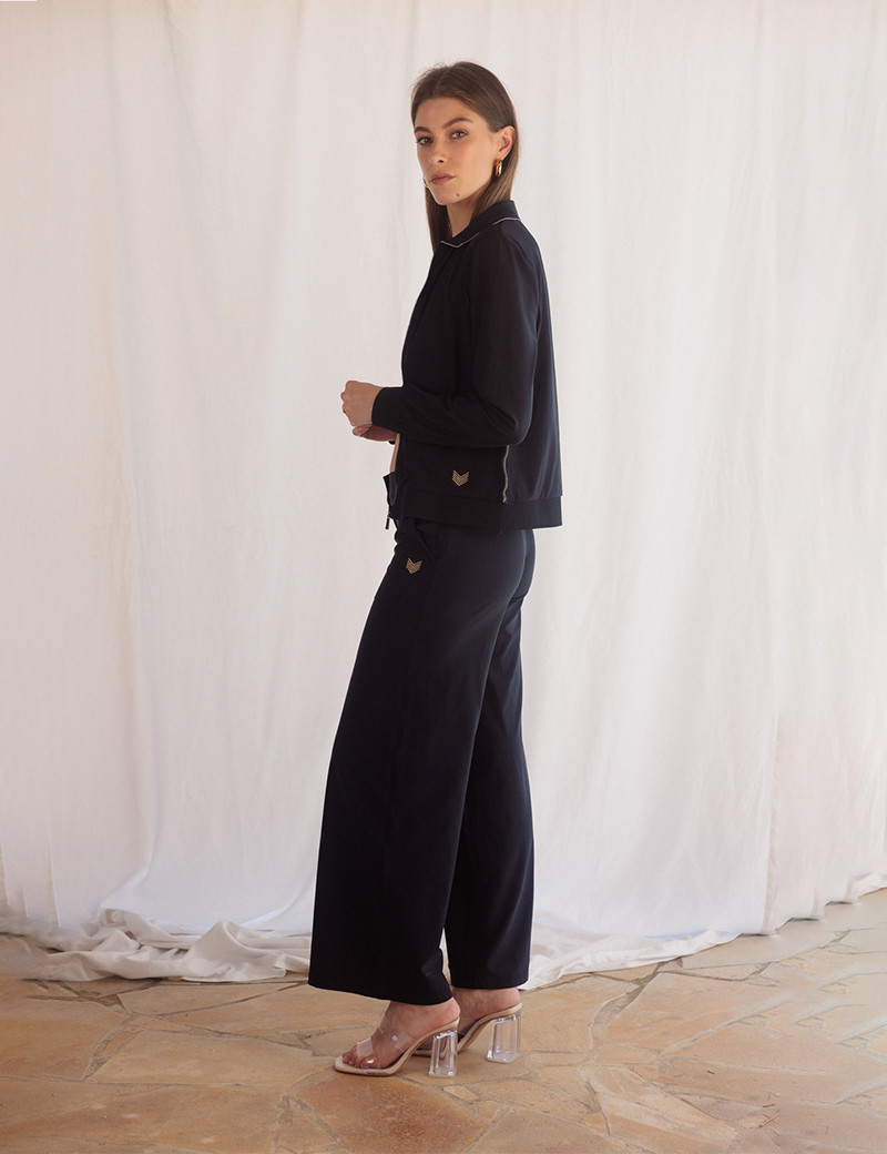 HBT NONCHALANTE CITY | ALESSIA PANTALON NOIR