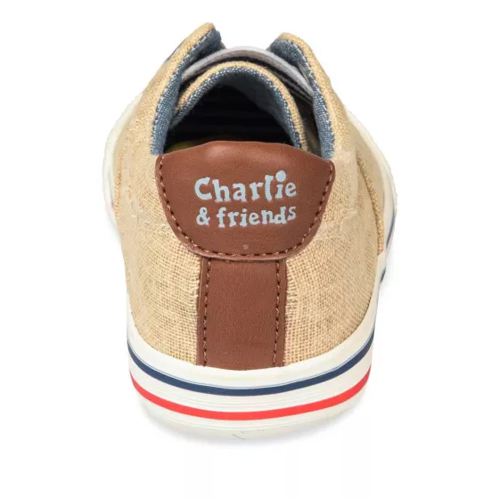 Baskets BEIGE CHARLIE & FRIENDS