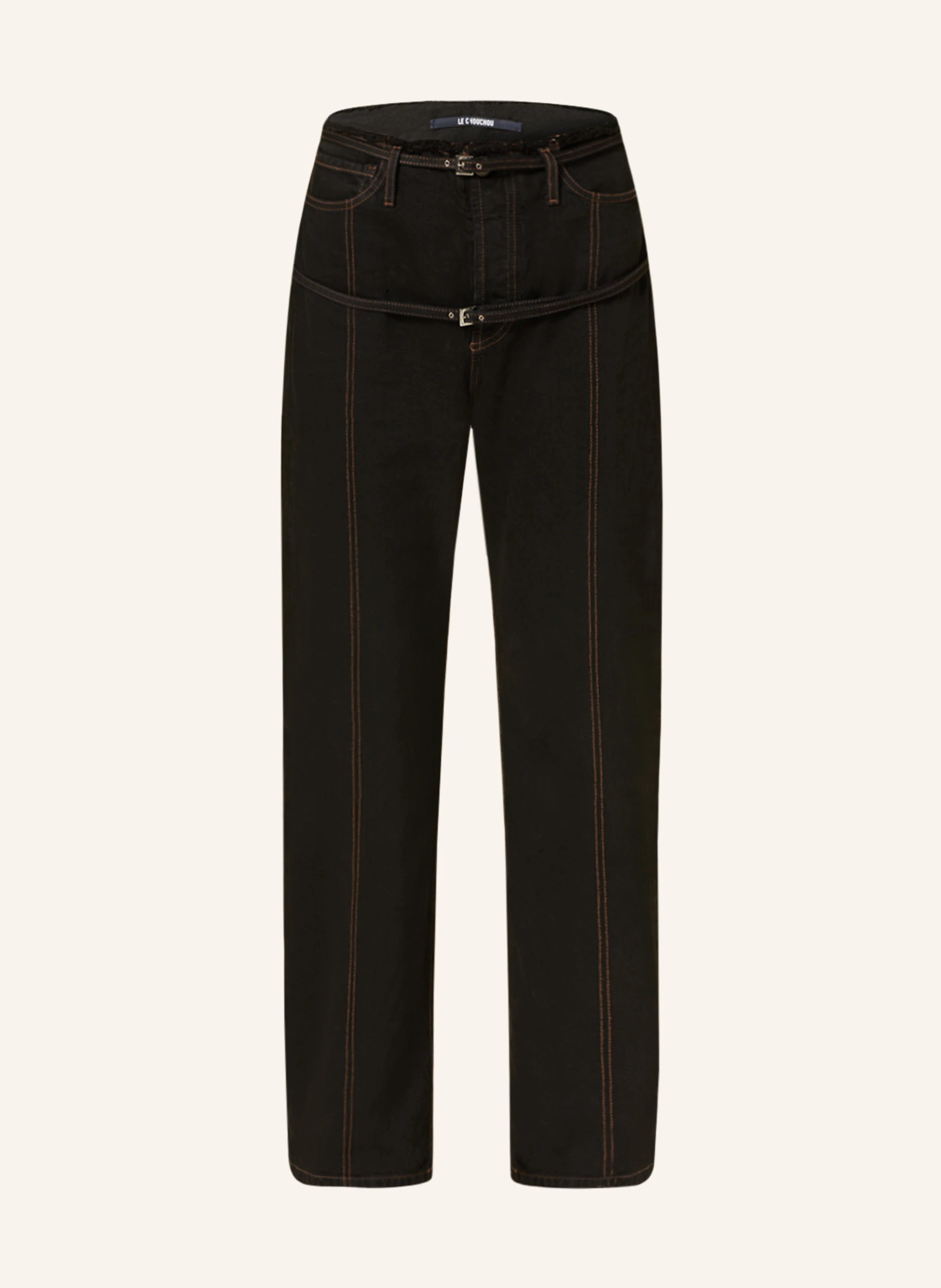 JACQUEMUS Straight Jeans LE DE NIMES CARACO