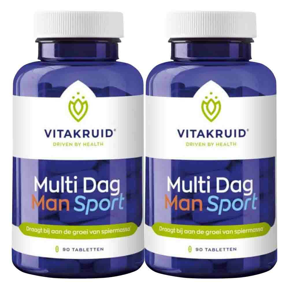 2x Vitakruid Man Sport Multi Dag90 tabletten