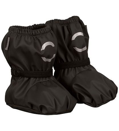 Mikk-Line Überschuhe m. Fleece - PU - Noos - Schwarz