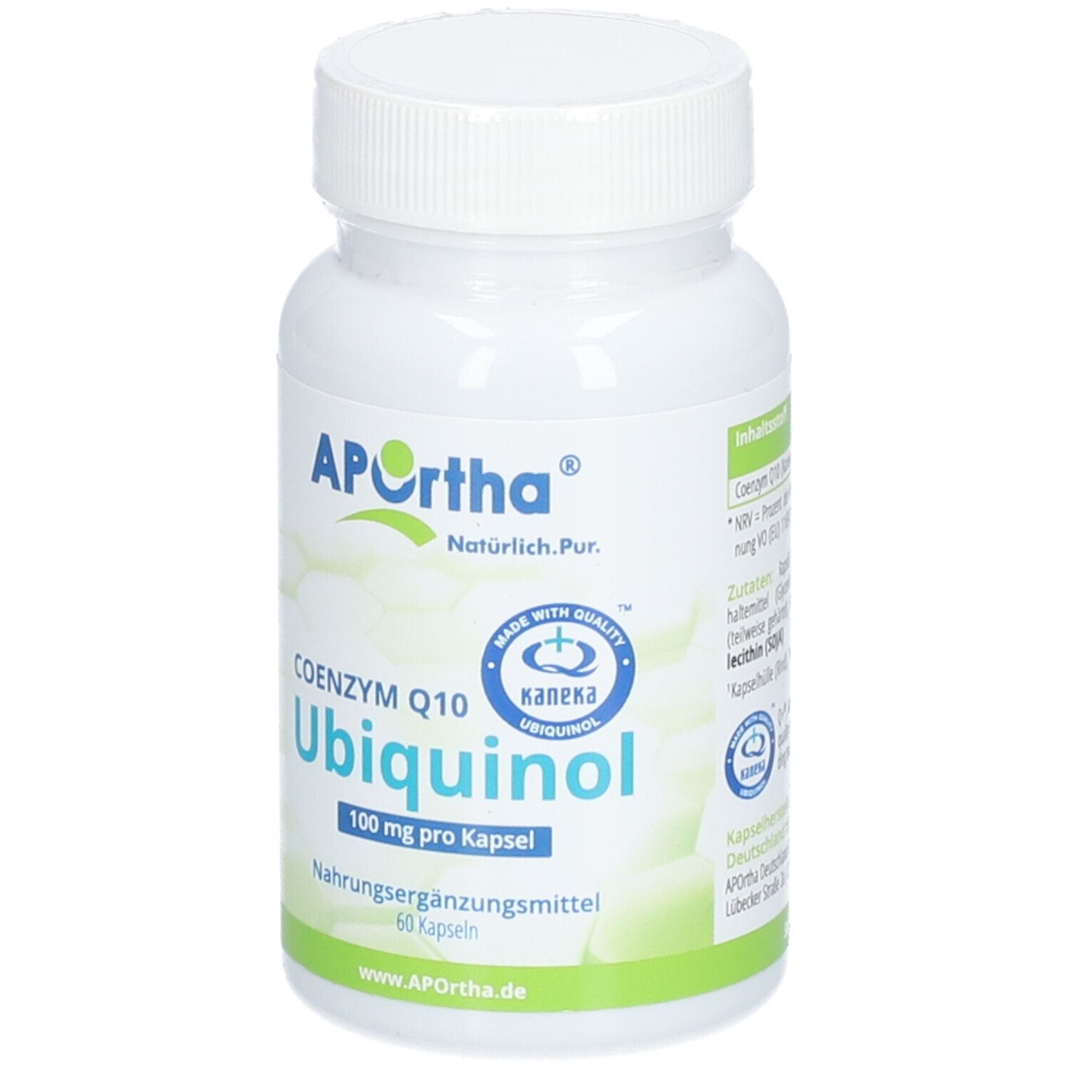 APOrtha® Kaneka Ubiquinol™ Coenzym Q10 Kapseln - 100 mg