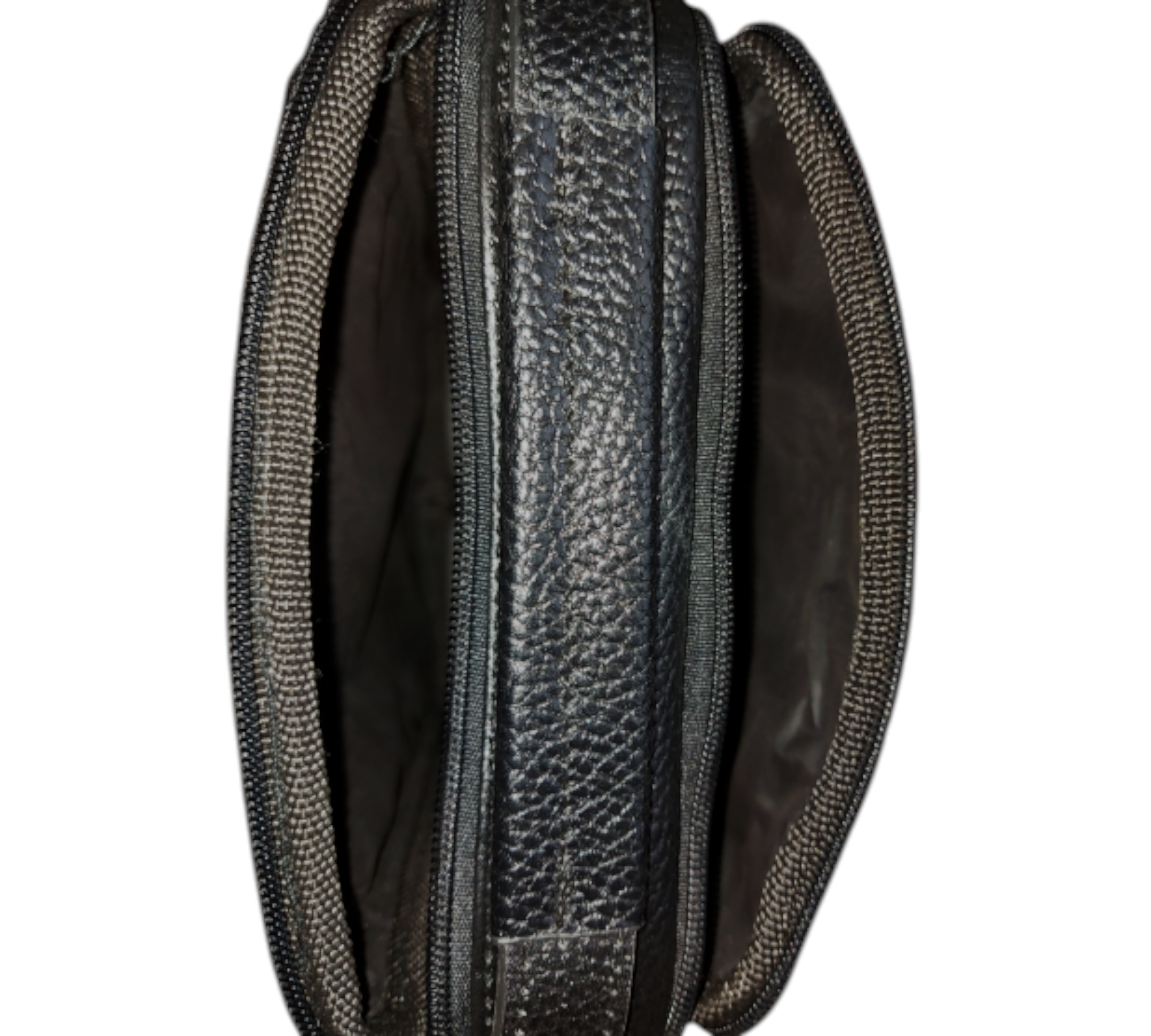 Elba – compacte leren schoudertas (unisex)