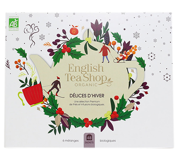 Coffret Délices d'hiver 48 sachets bio - ENGLISH TEA SHOP