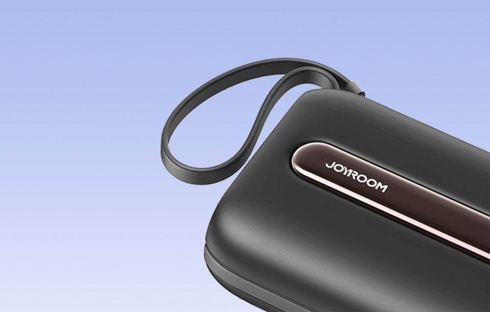 (22.5W) 10000mAh USB A / USB C Powerbank Power Delivery Ladegerät inkl. USB C / Lightning Ladekabel mit LED Anzeige - Schwarz