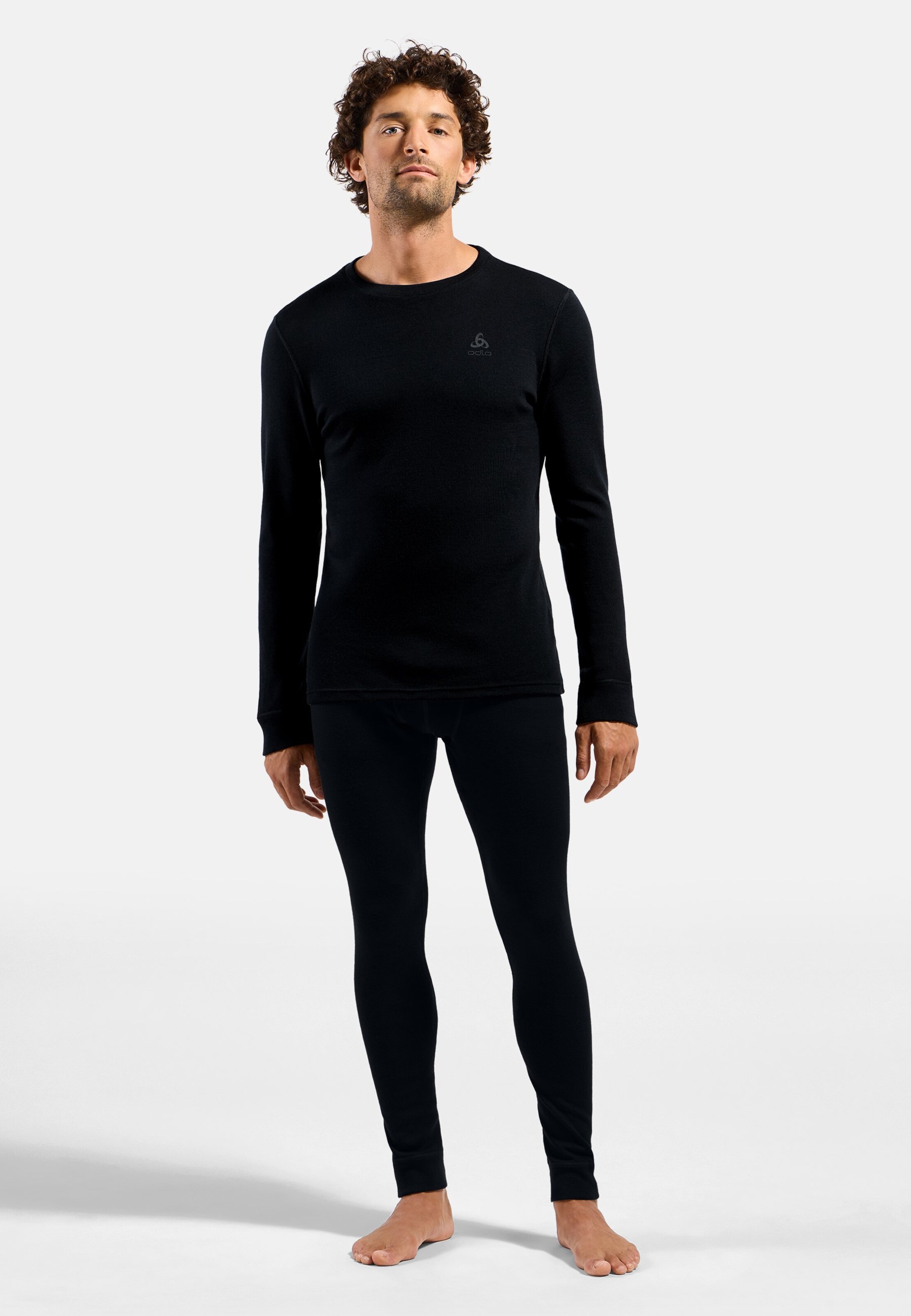 Natural Merino 260 Base Layer Langarmshirt in black