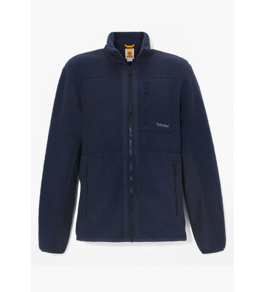 Timberland Polar Mix Media Sherpa FZ Fleece azul marinho