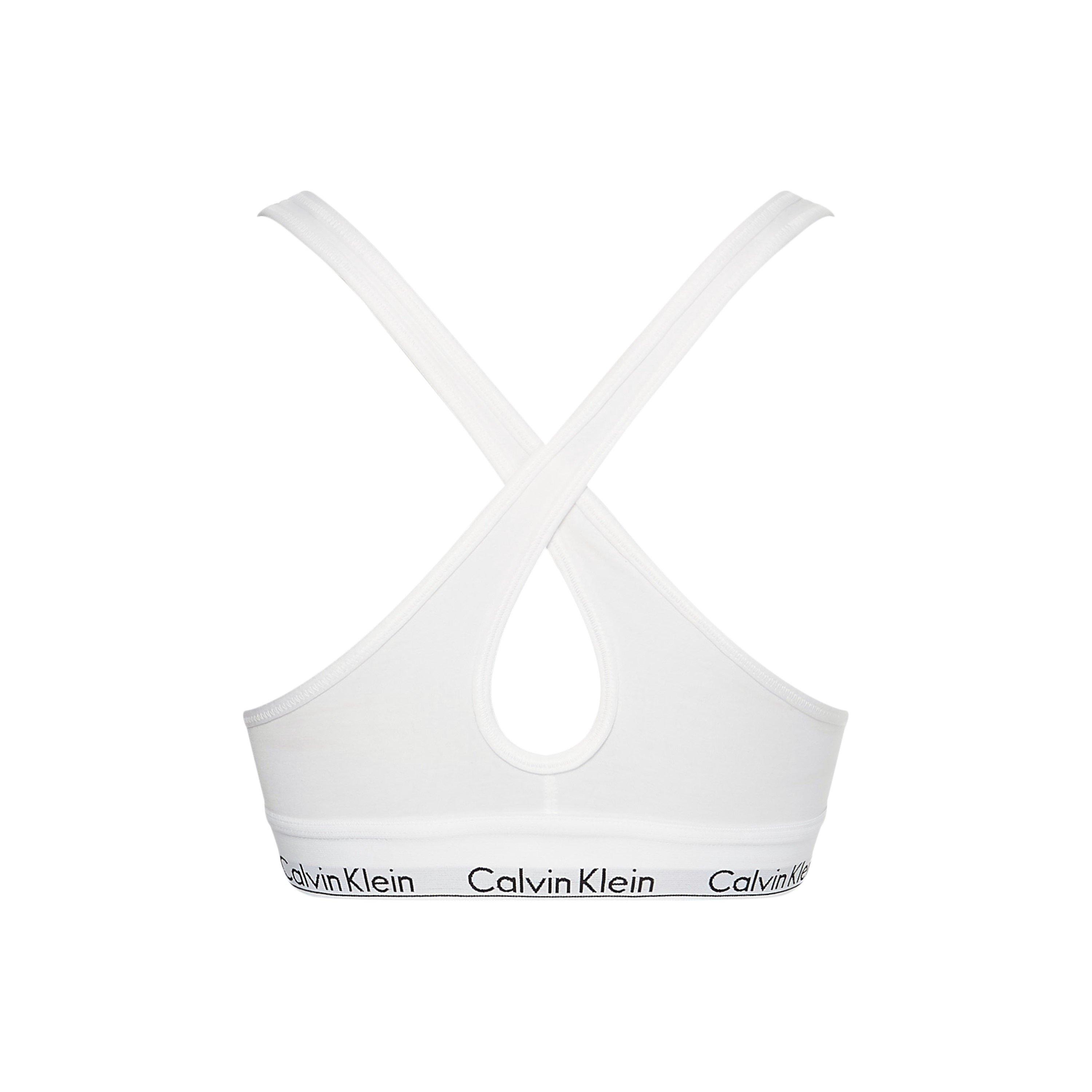 Calvin Klein Modern cotton bralette lightly lined