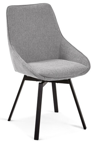 Kave Home Esszimmerstuhl JENNA 2er Set grau