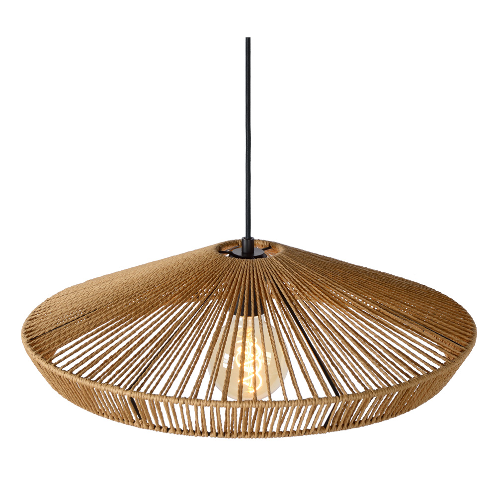 Lucide Yunkai hanglamp 50cm E27 rotan