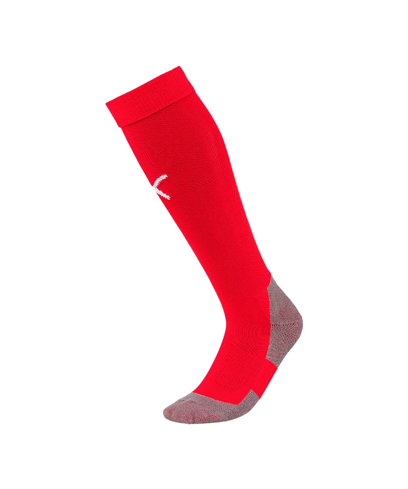 PUMA LIGA Socks Core Stutzenstrumpf Rot Weiss F01