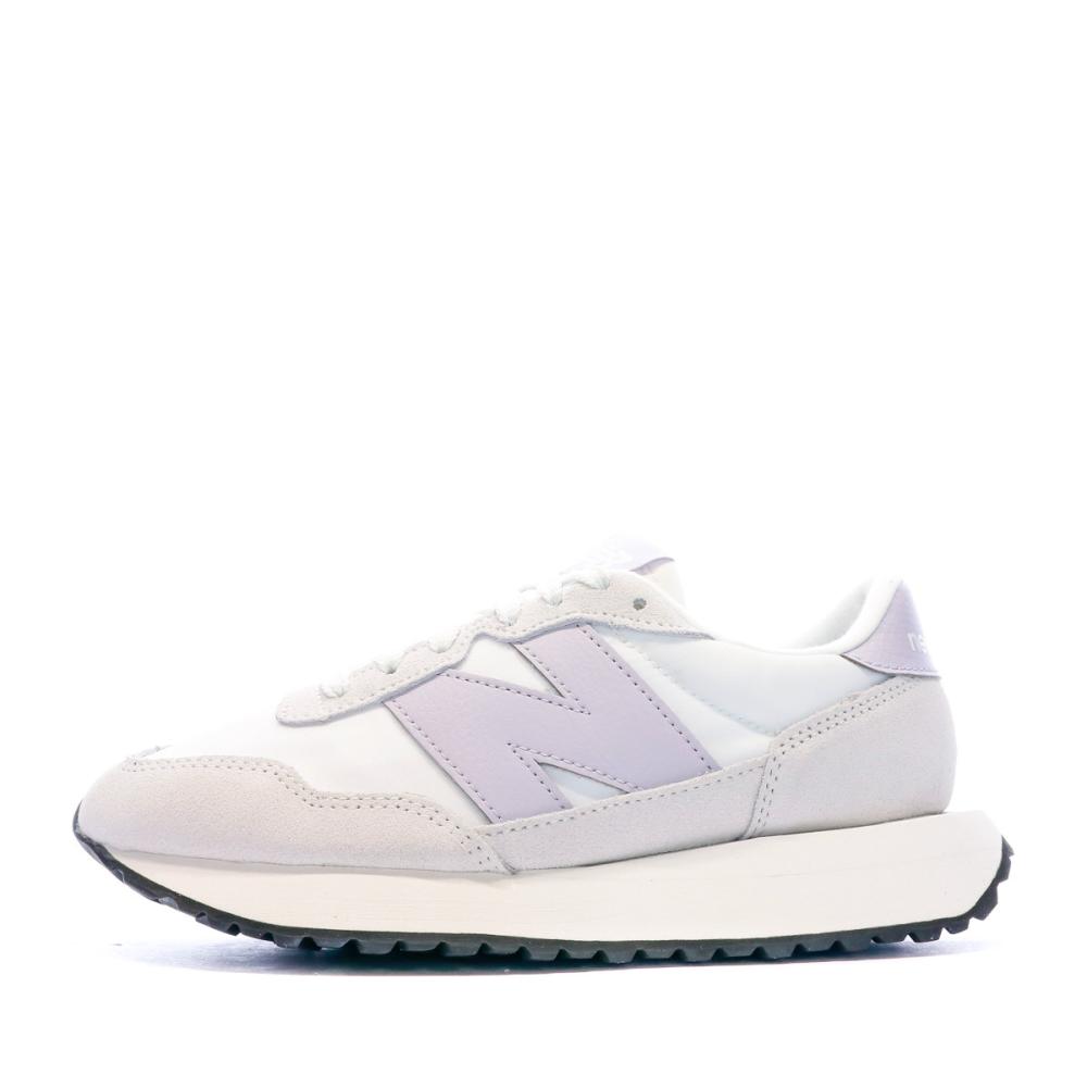 New Balance WS237 Baskets Blanche/Violet Femme New Balance