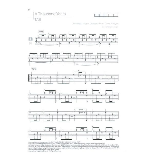 Edition Dux Acoustic Pop Guitar Solos 3