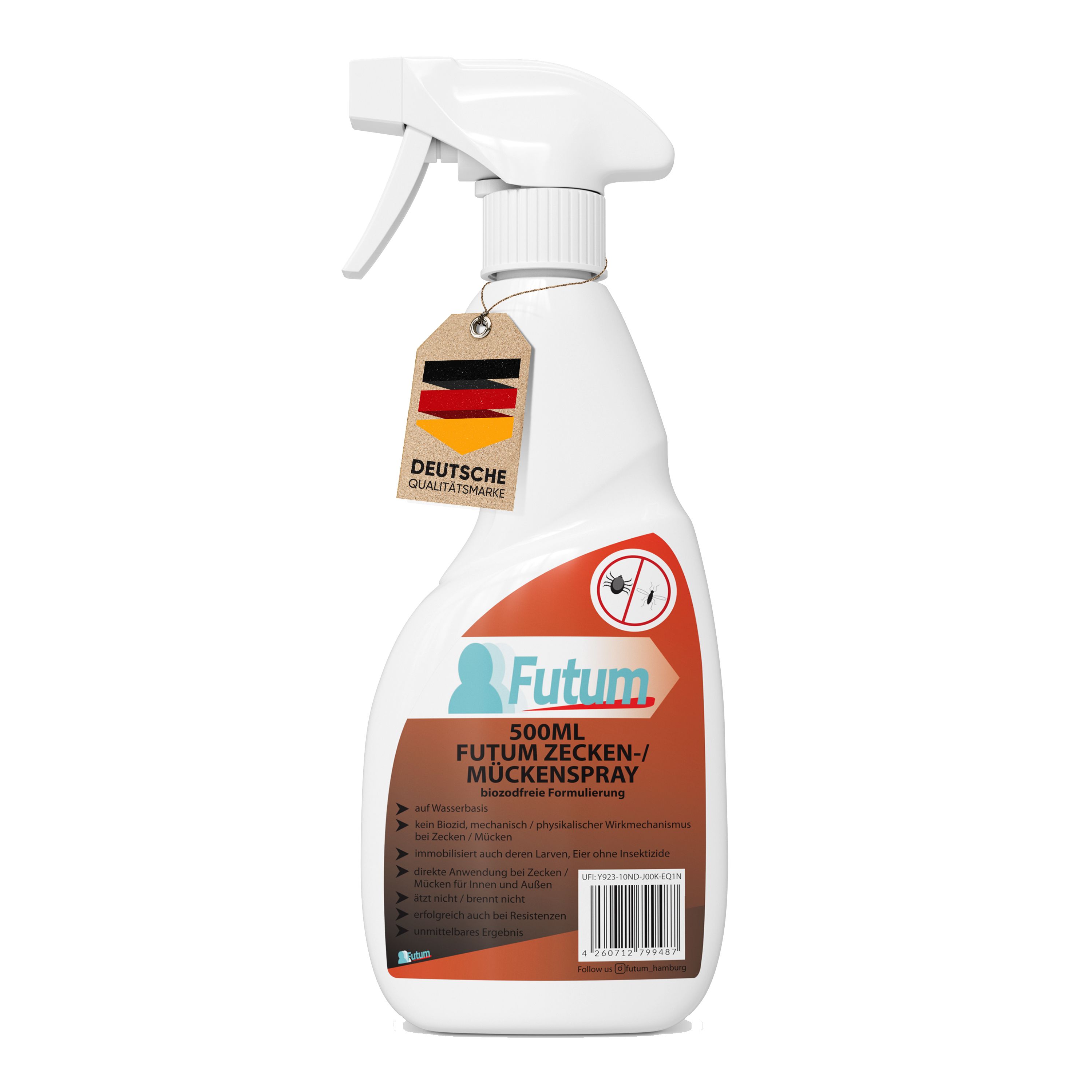 FUTUM 500ml Zecken- / Mückenspray