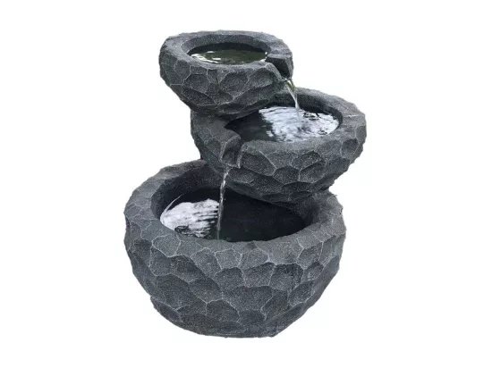 Fontaine extérieure en résine alimentation solaire Jim