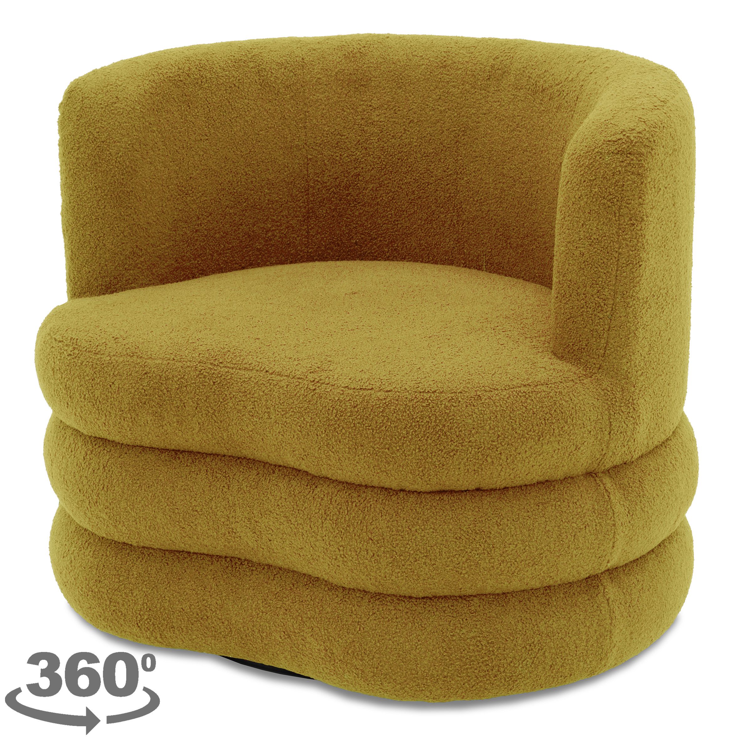 Draaifauteuil Magali B92 x D80 x H77 cm