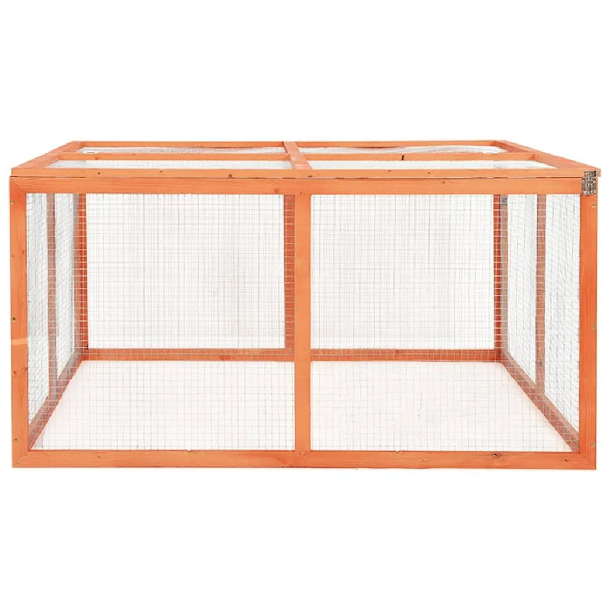 Helloshop26 Clapier 124 x 120 x 60 cm Bois