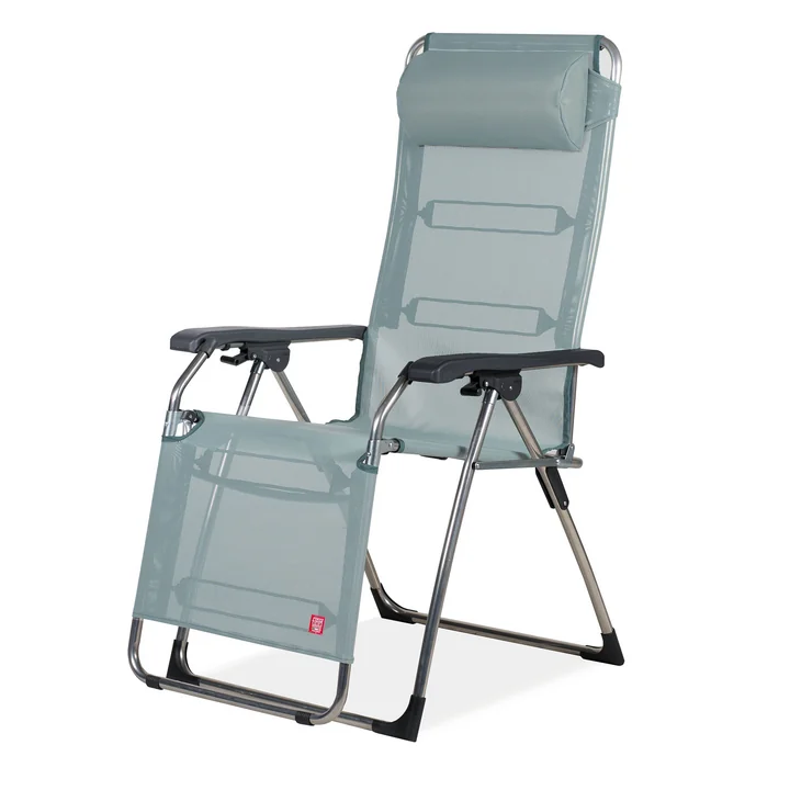 Fiam - Amida Relaxliege, Aluminium / salbei