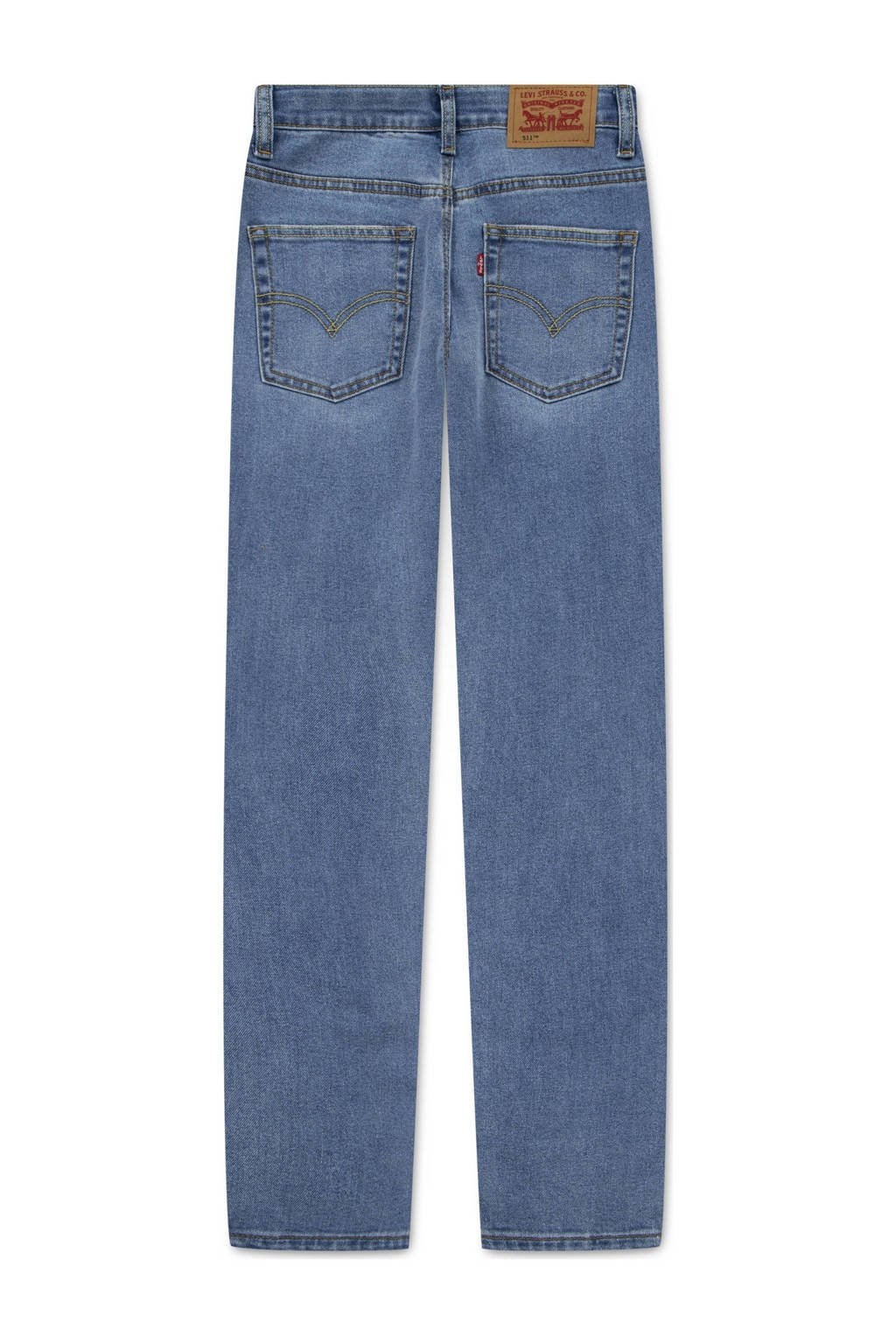 Levi's slim fit straight leg jeans medium blue denim