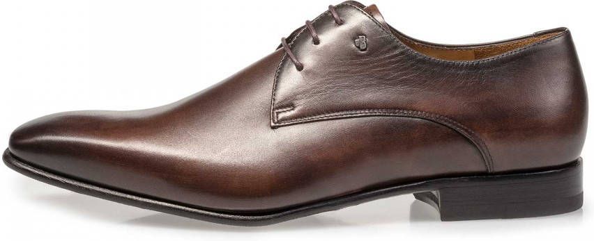 Van Bommel Leren Veterschoenen Elegant Roze Binnenzool Blue Heren