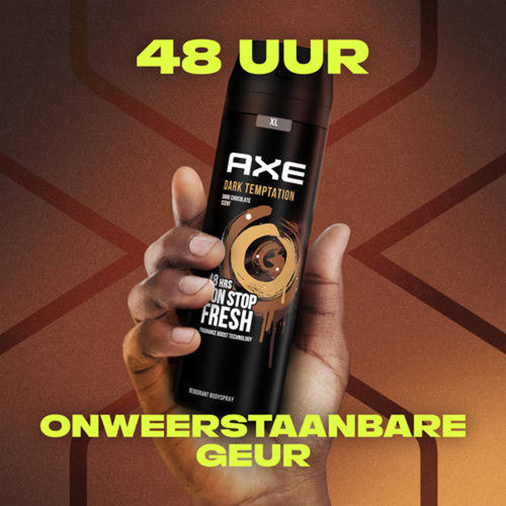 Axe = fris!Dark Temptation deodorant bodyspray - 6 x 200 ml
