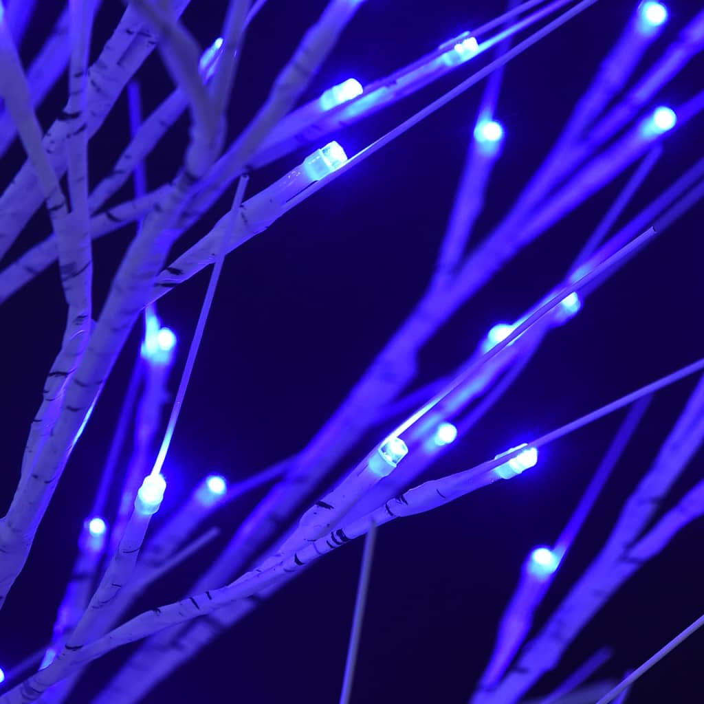 Sapin de noël 200 led bleu saule 2,2 m int/ext