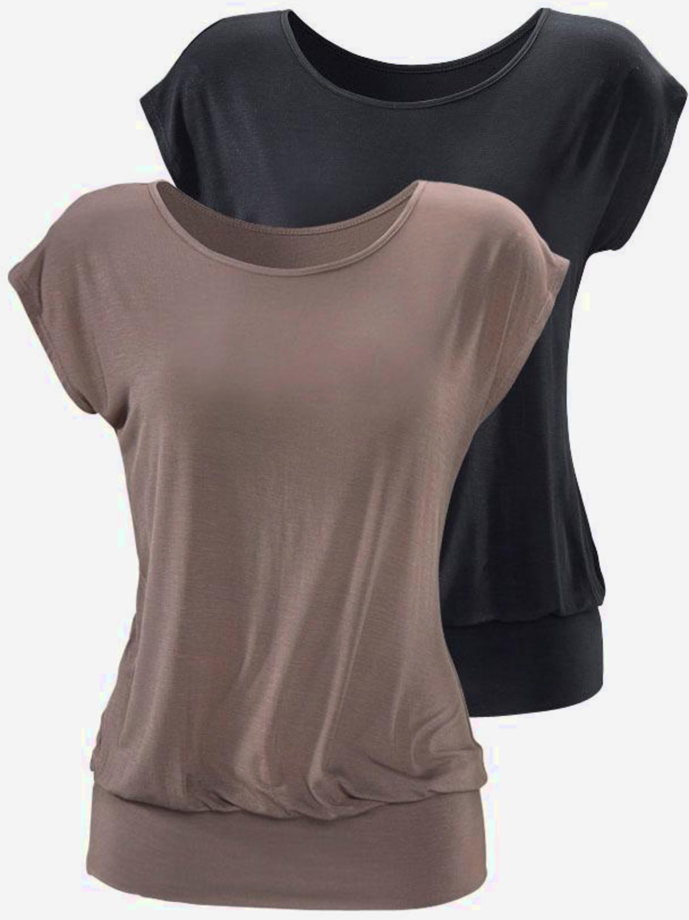 T-shirt long lascana : lot de 2 t-shirts économique