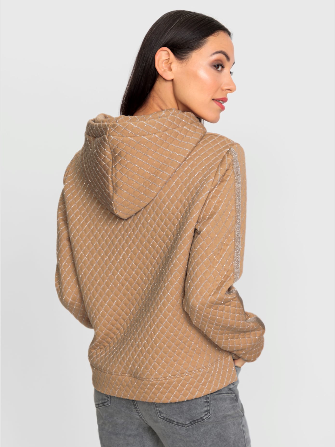 Sweat-shirt piquage élégant