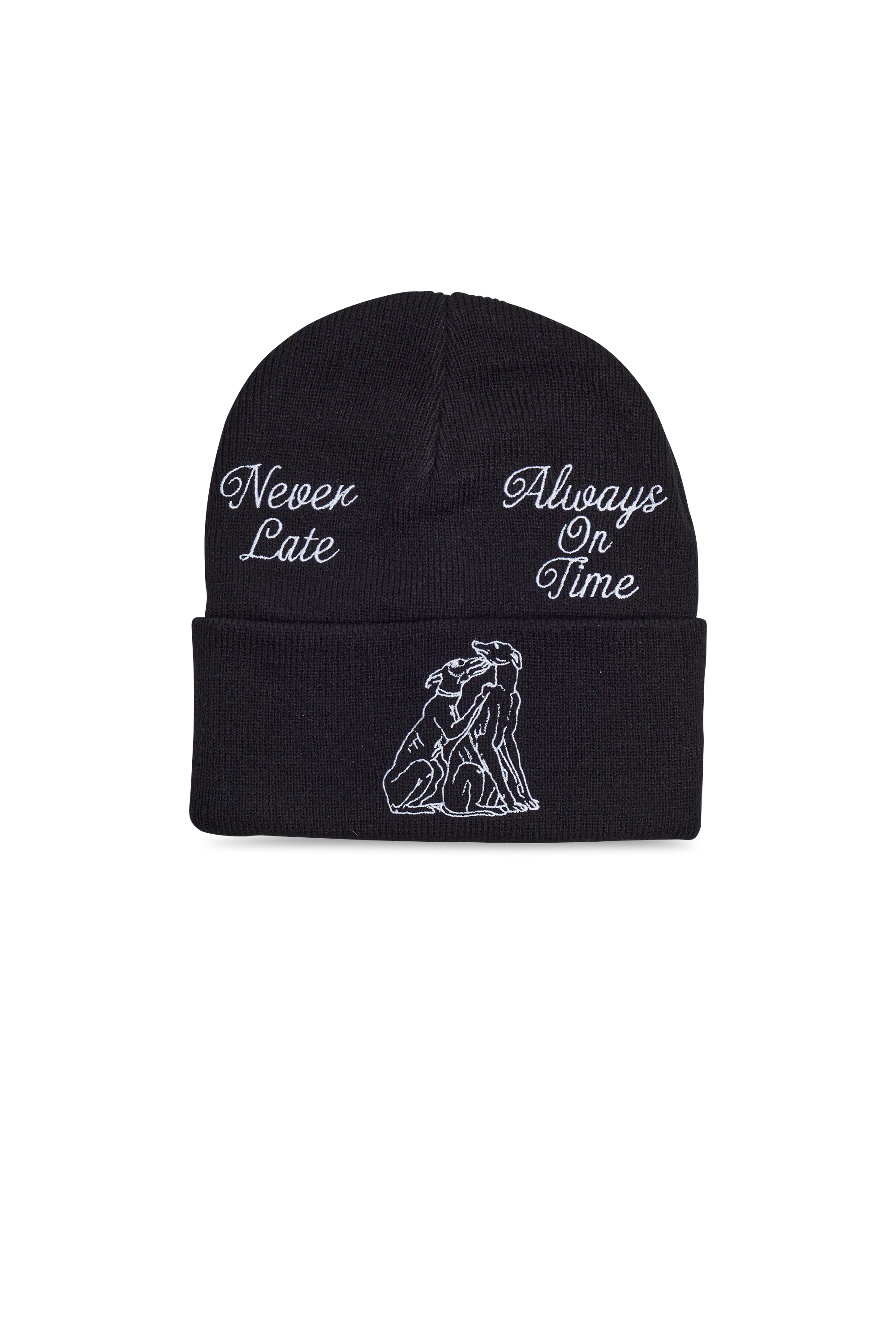 OBEY Bonnet NEVER LATE Noir