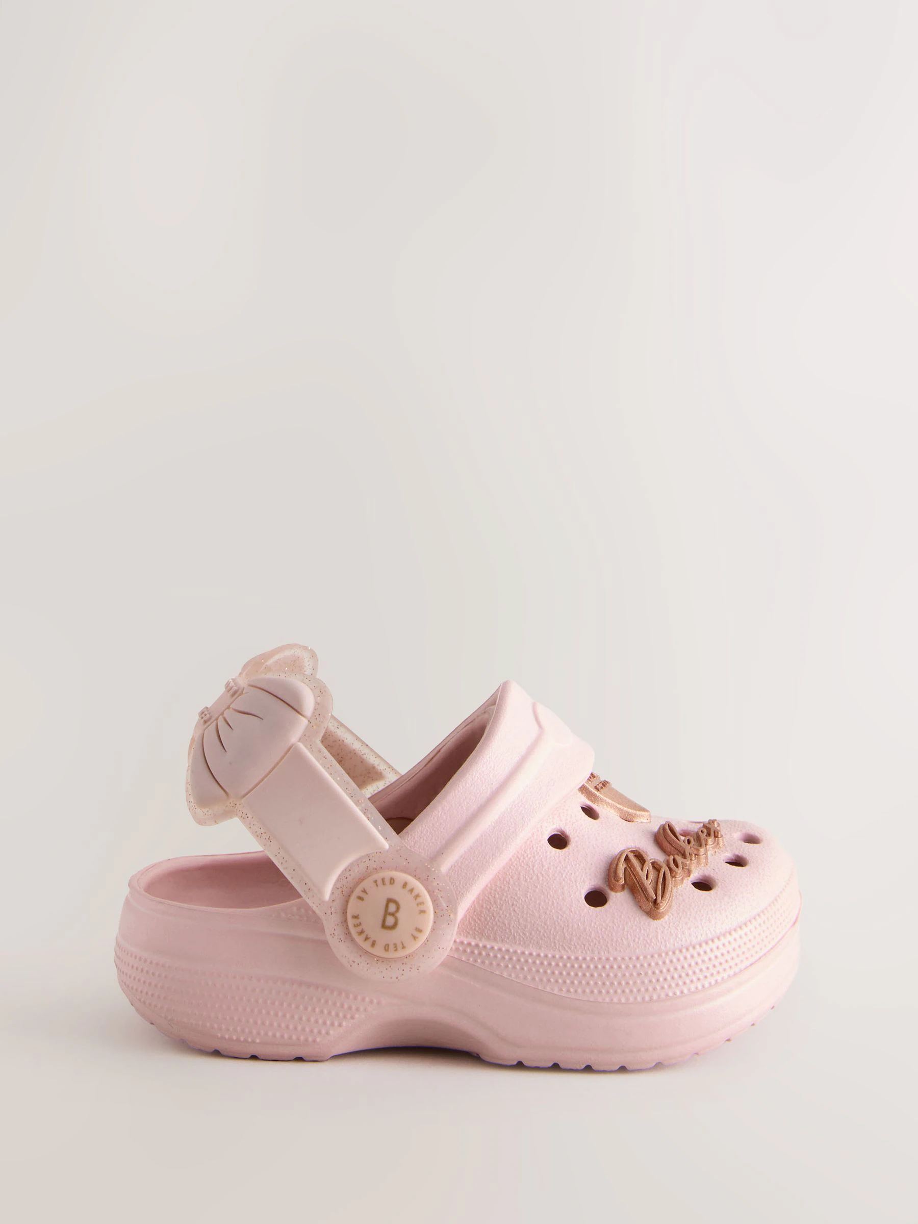 Roze - Baker by Ted Baker Baby Girls Clog Sandals With Bow