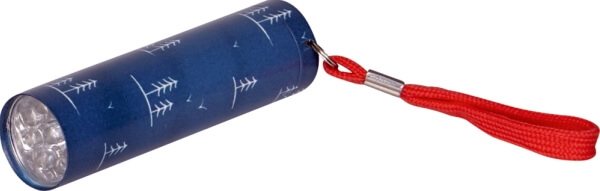 Kleine Taschenlampe (mit 9 LEDs) Reisezeit, sortiert (1 Stück)