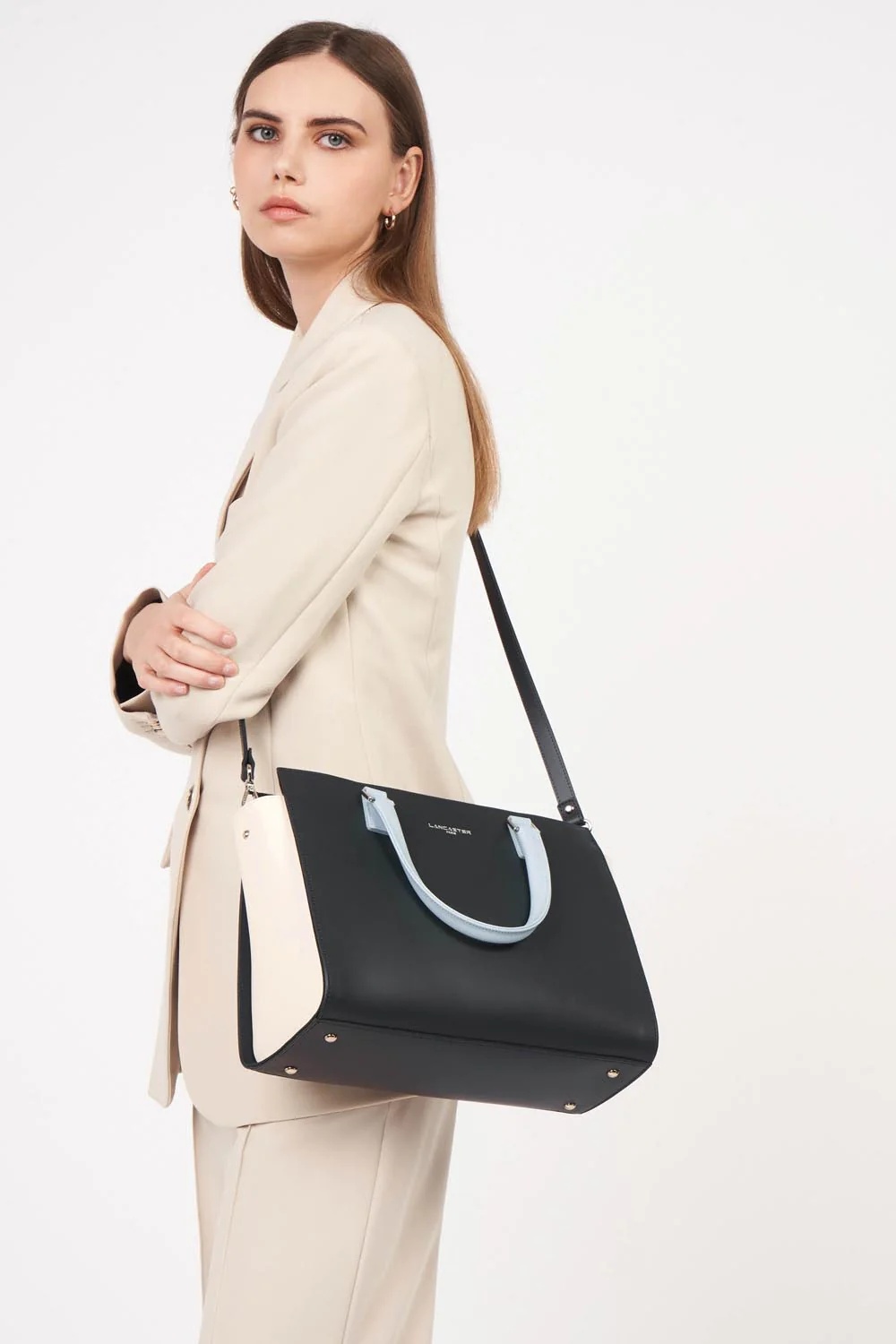Smooth-Grand sac cabas main