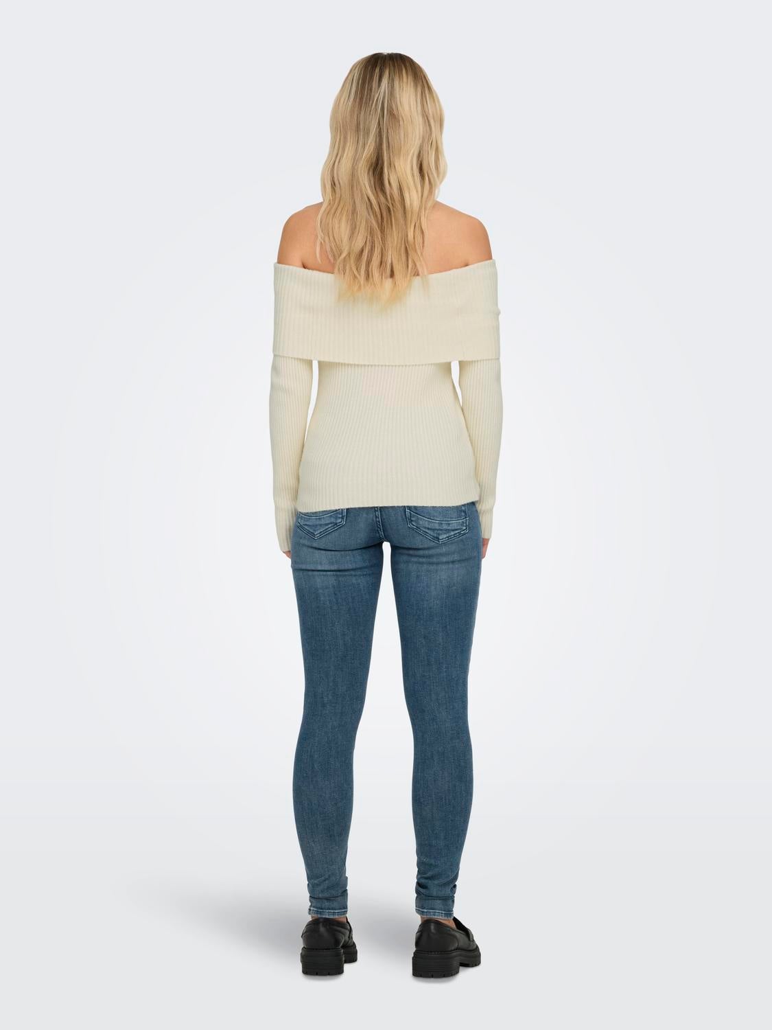 ONLKATIA Strickpullover Whitecap Gray
