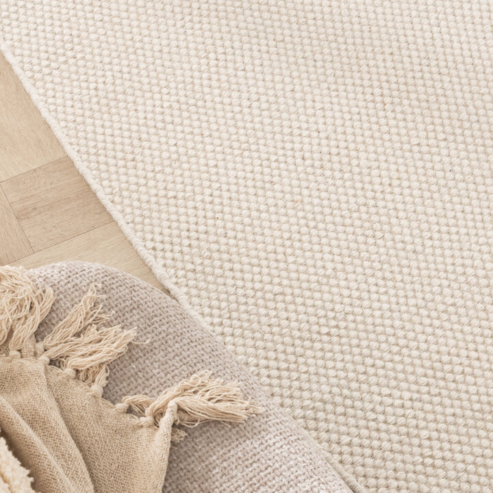Organisch vloerkleed - Bliss Creme