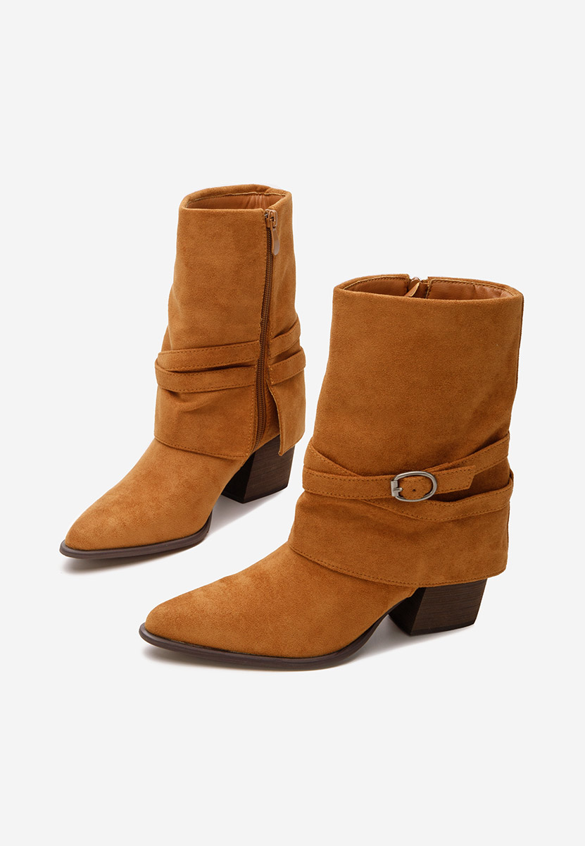 Bottines western femme chameau Katalena