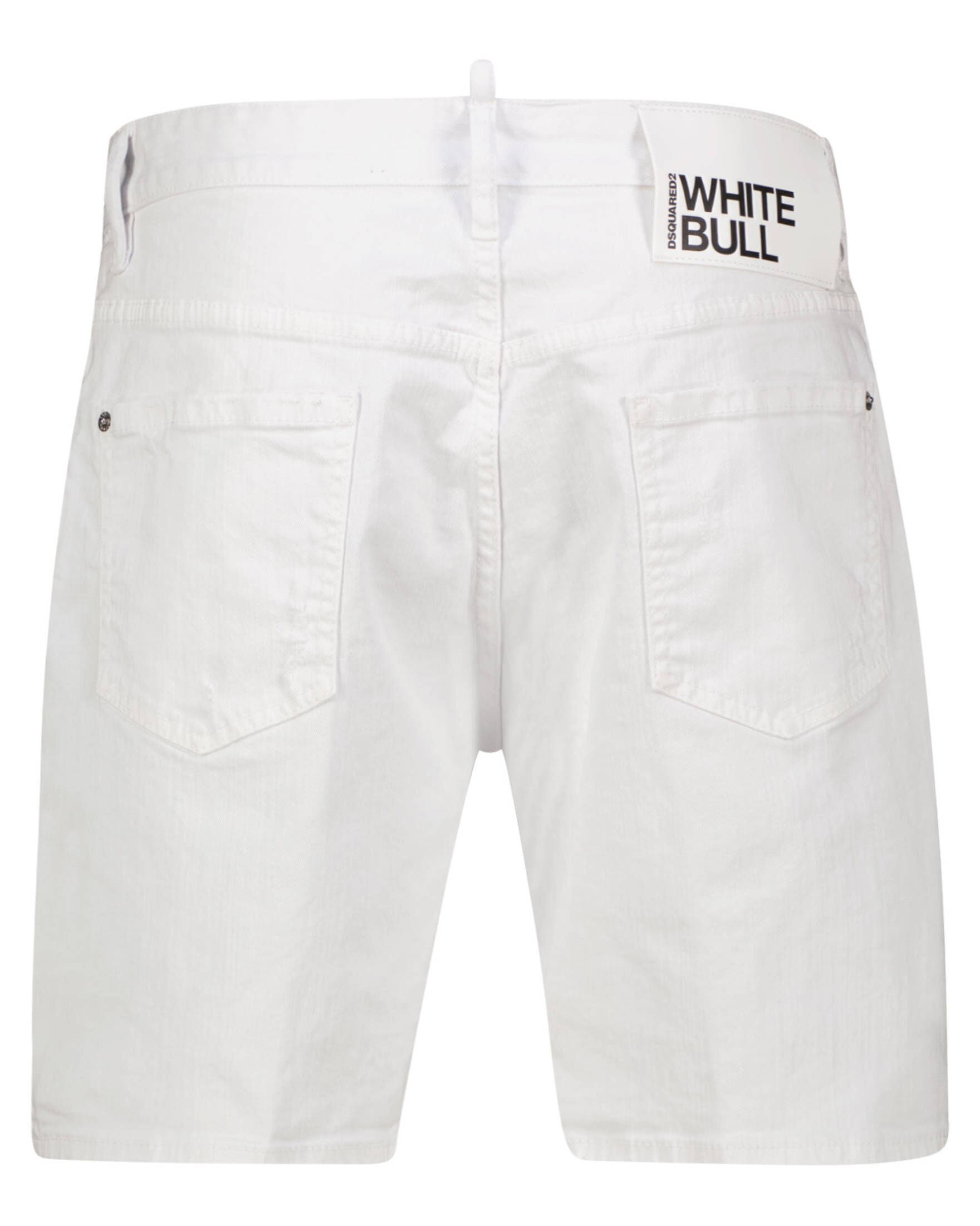 Dsquared2| Herren Jeanshorts WHITE BULL MARINE SHORTS Slim Fit