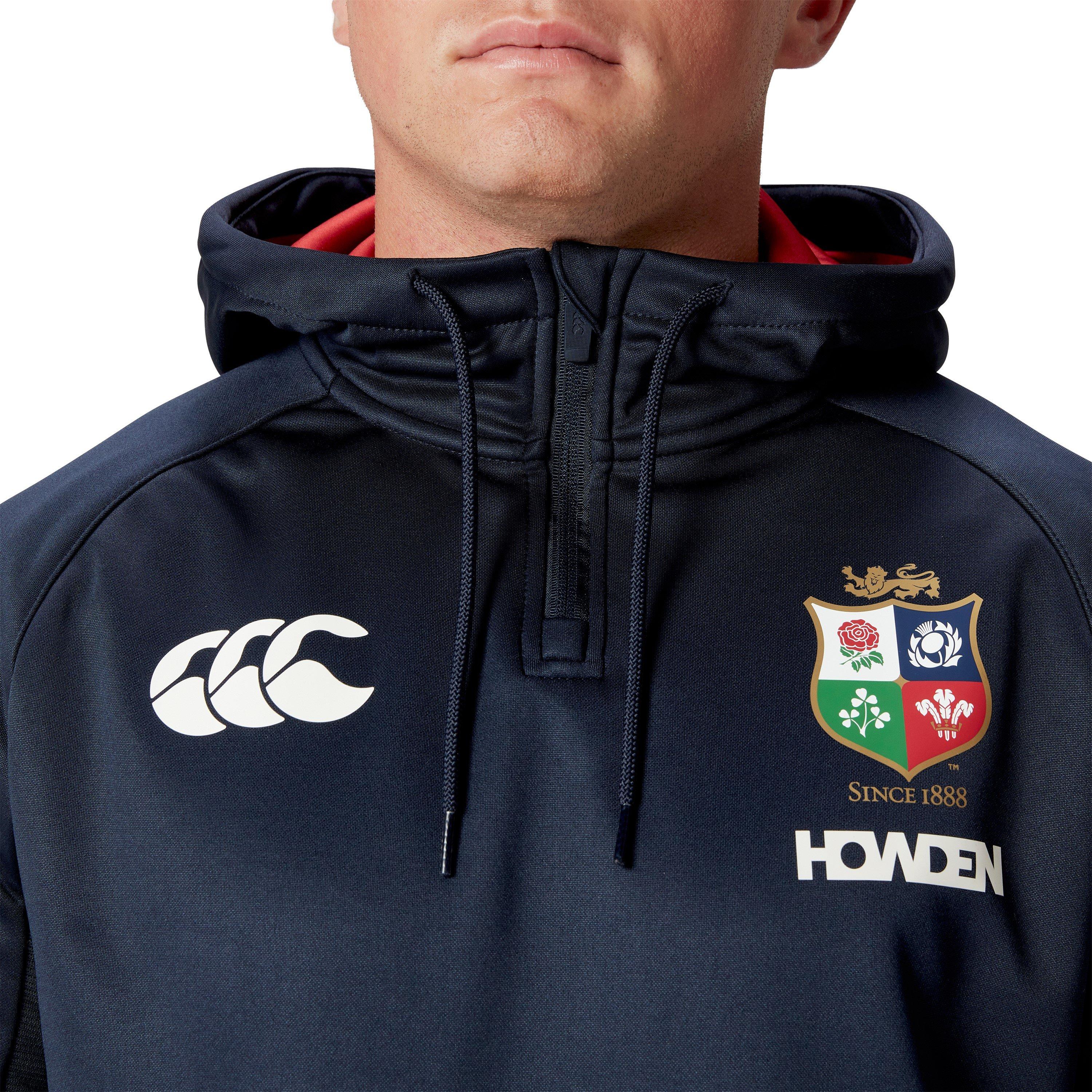 Canterbury British and Irish Lions 2024 Quarter Zip Hoodie Adults