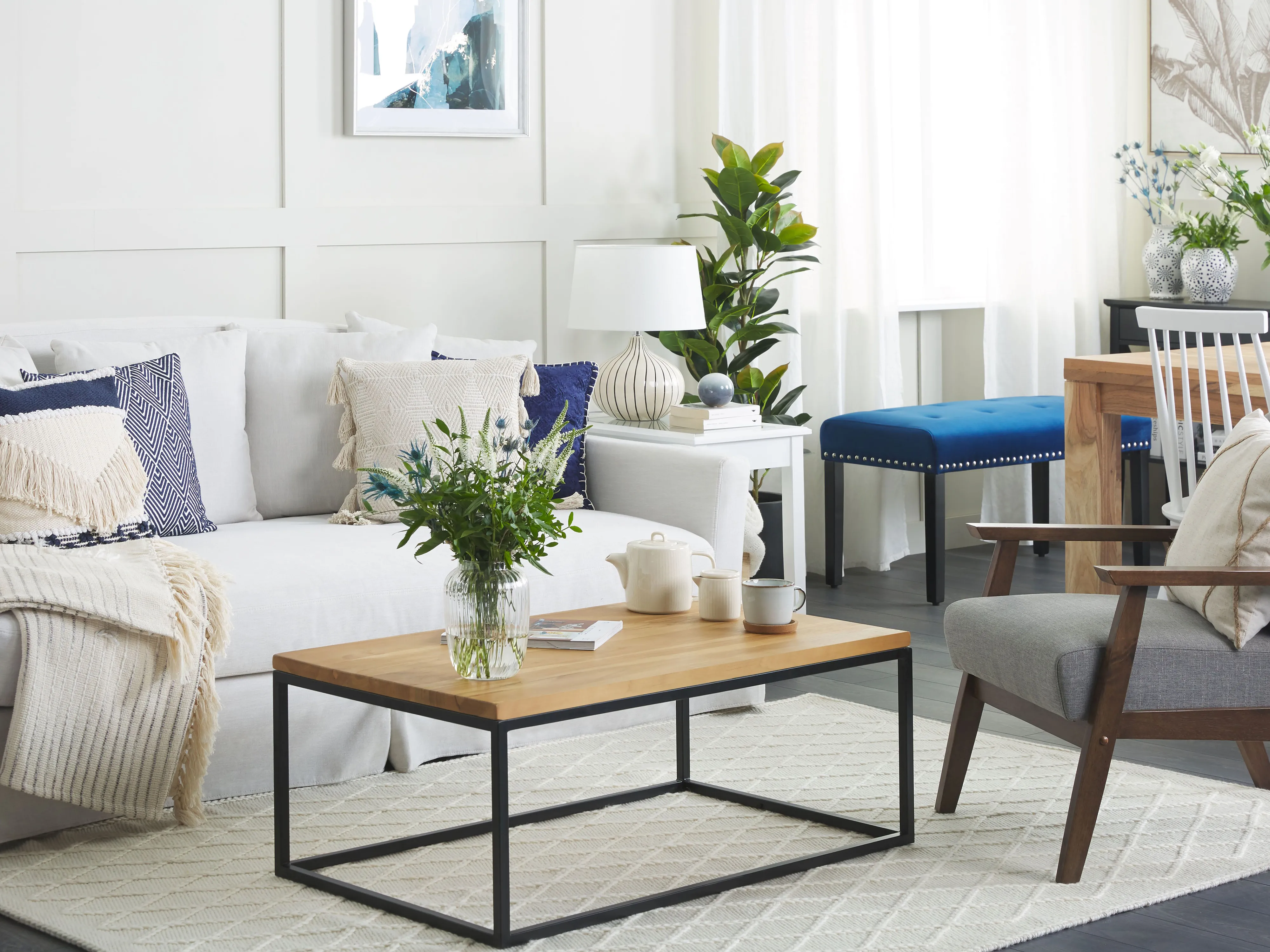 Salontafel PROVO Teakhout Bruin