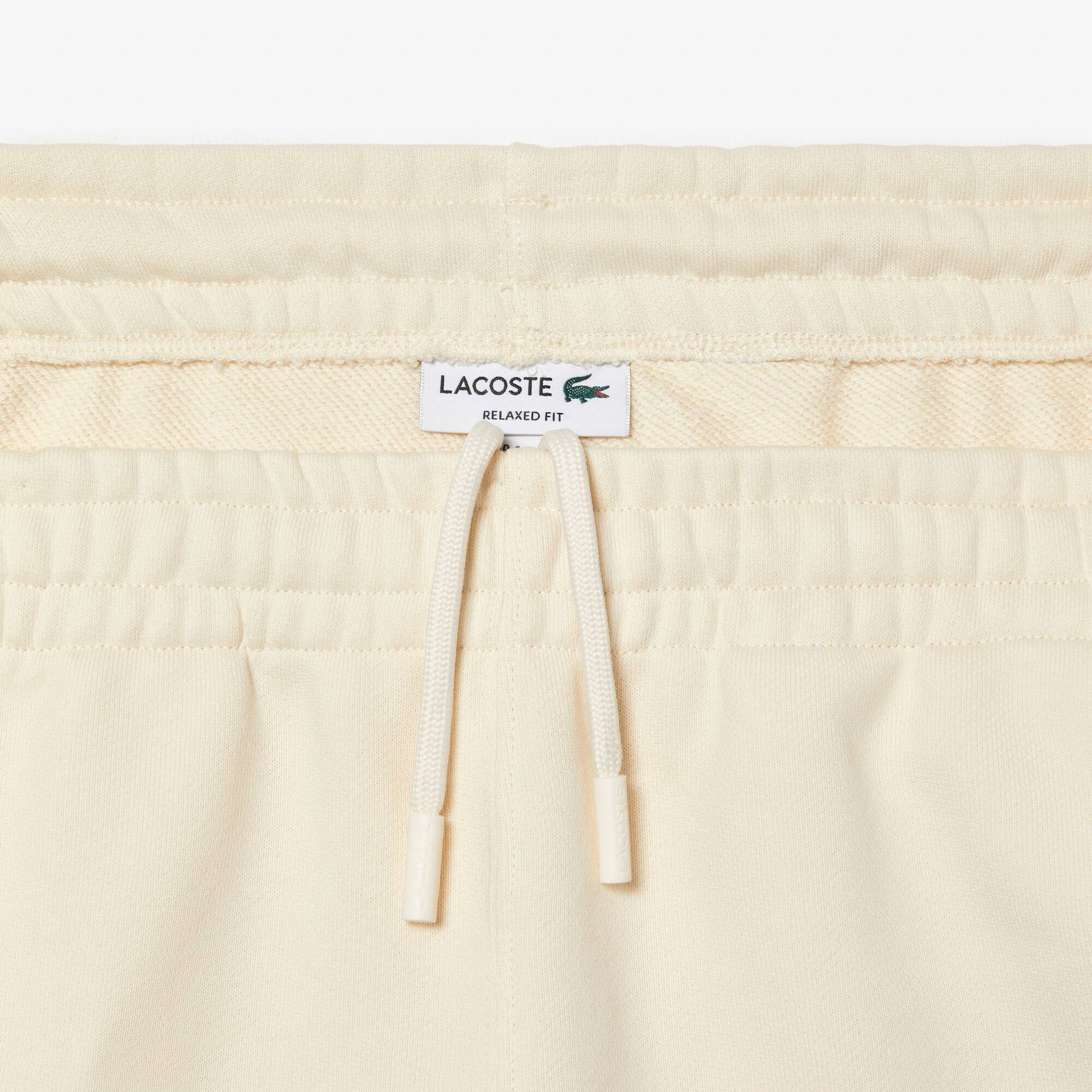 Short homme Lacoste en molleton de coton biologique Shorts - Blanc - Lacoste - Homme