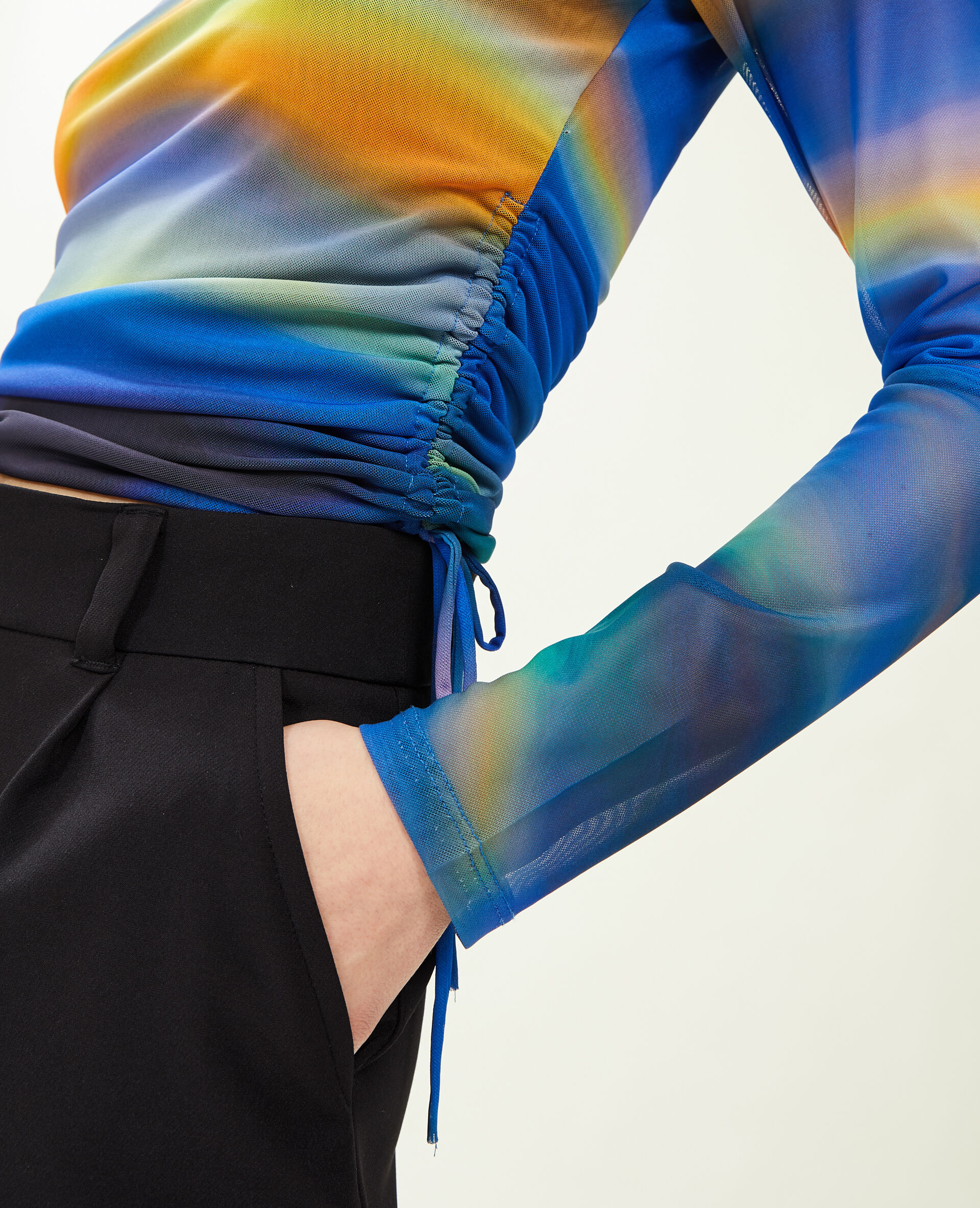 Short city taille haute - Noir