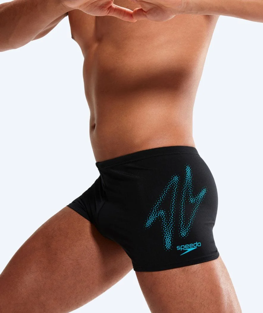 Speedo aquashorts til mænd - Hyperboom Placement - Sort/blå