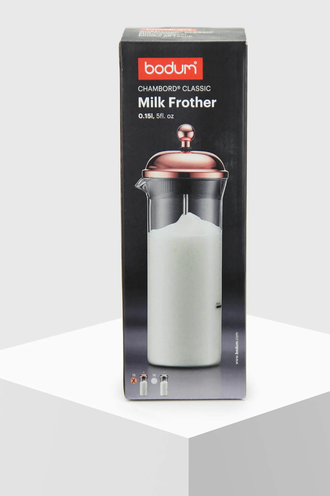Bodum Milchaufschäumer Chambord 0,15l kupfer
