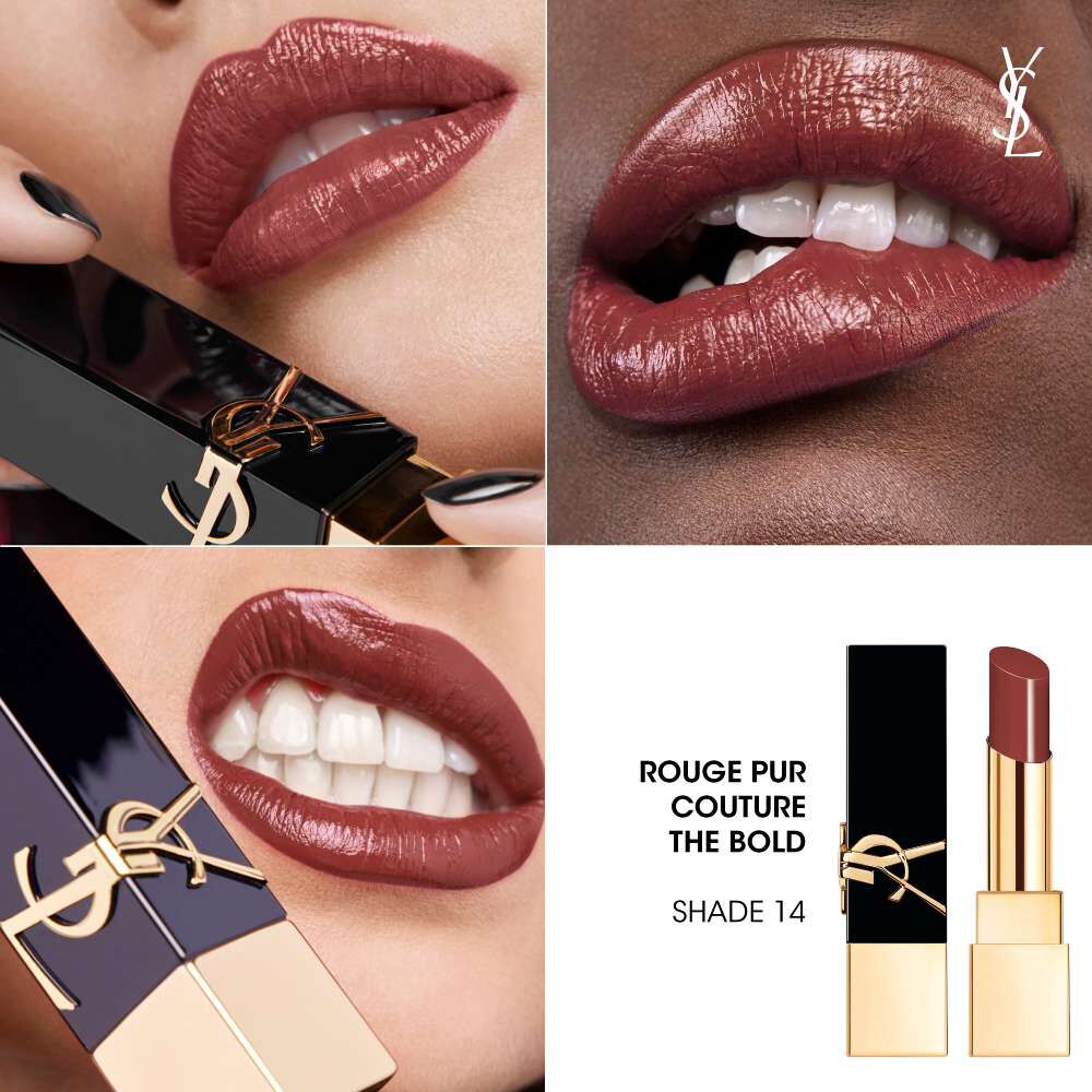 Rouge Pur Couture The Bold  Rouge à Lèvres Brillant Longue Tenue - 14_Nude_Look