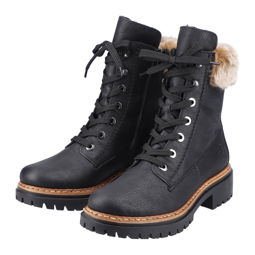 Rieker Winterboots  mit Kunstfell am Schaft