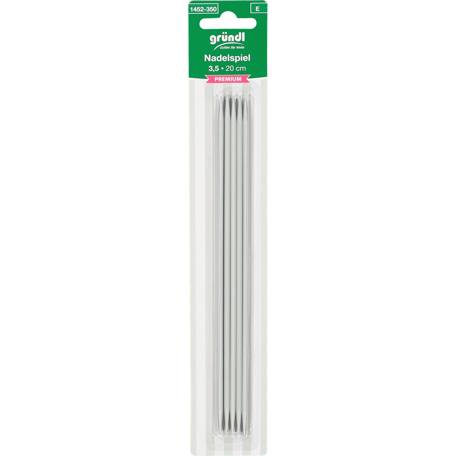 Gründl Nadelspiel 4er-Pack 20 cm 3,5 mm
