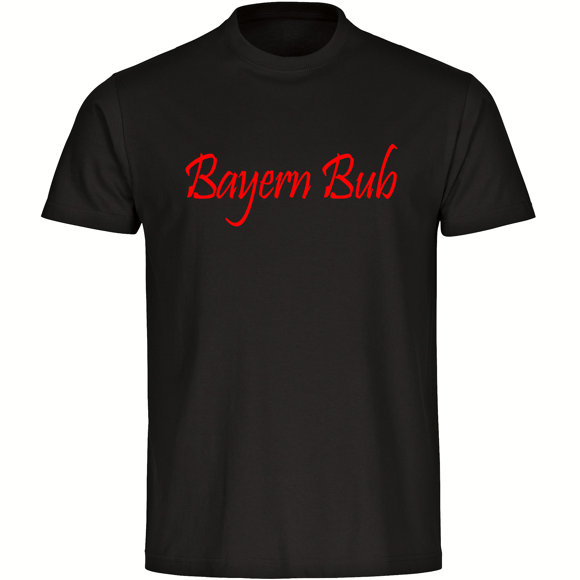 multifanshop® Herren T-Shirt - Bayern - Bayern Bub - Druck rot