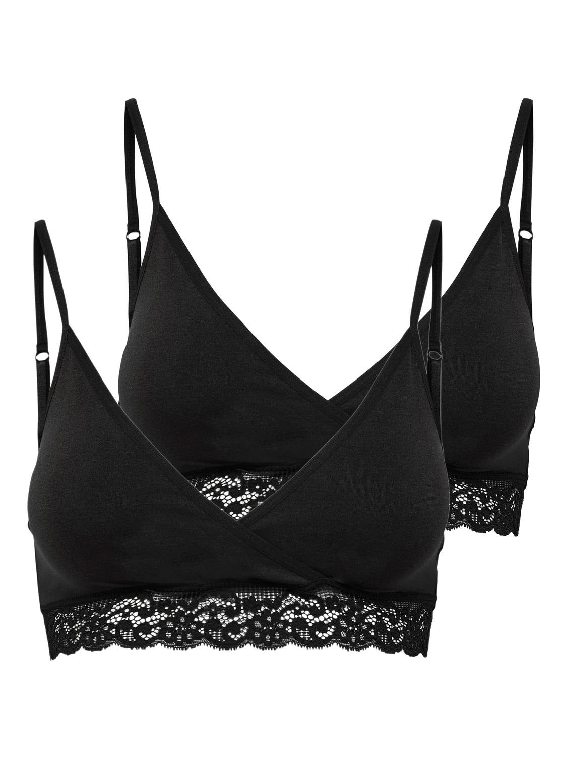 OLMGUGGI Bralette Top Black